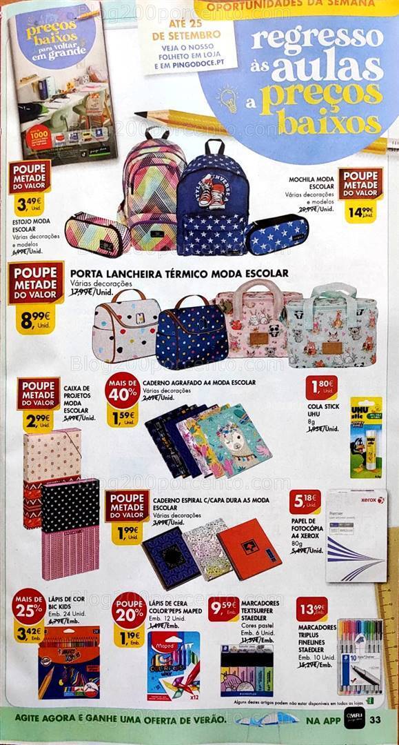 Antevisão Folheto PINGO DOCE Bazar Promoções de 15 a 21 agosto
