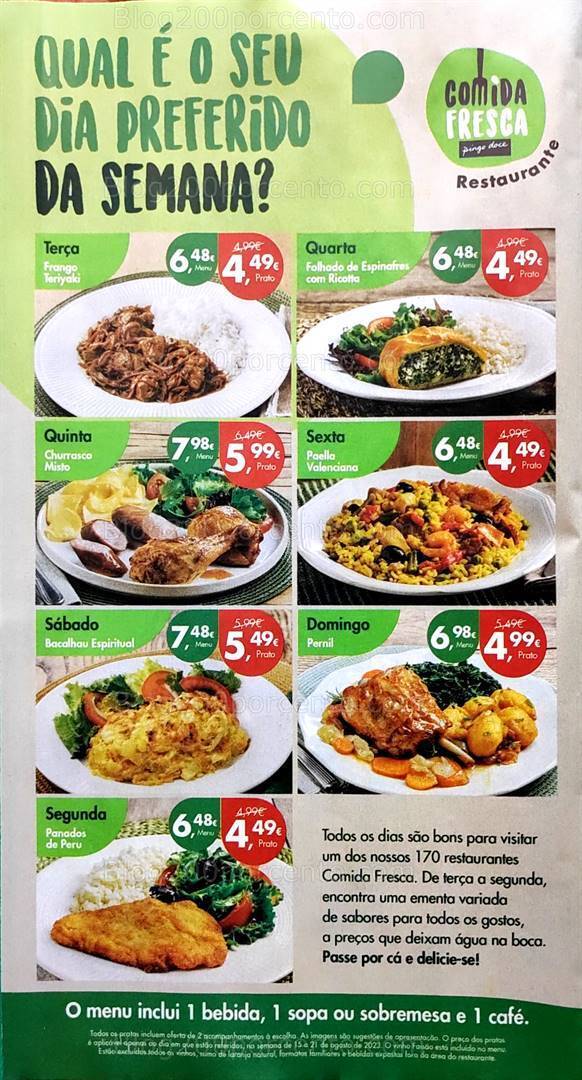 Antevisão Folheto PINGO DOCE Promoções de 15 a 21 agosto