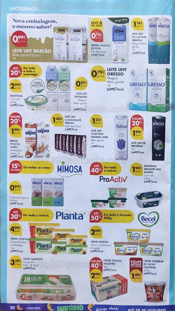 Antevisão Folheto PINGO DOCE Promoções de 15 a 21 outubro