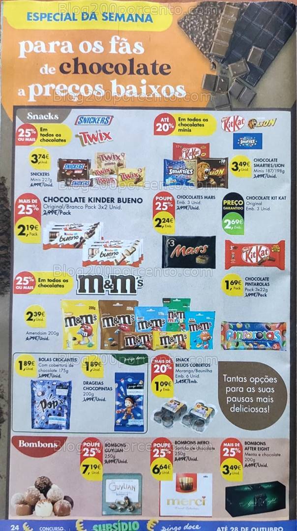 Antevisão Folheto PINGO DOCE Promoções de 15 a 21 outubro