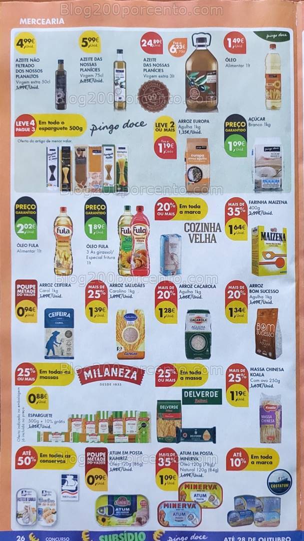 Antevisão Folheto PINGO DOCE Promoções de 15 a 21 outubro