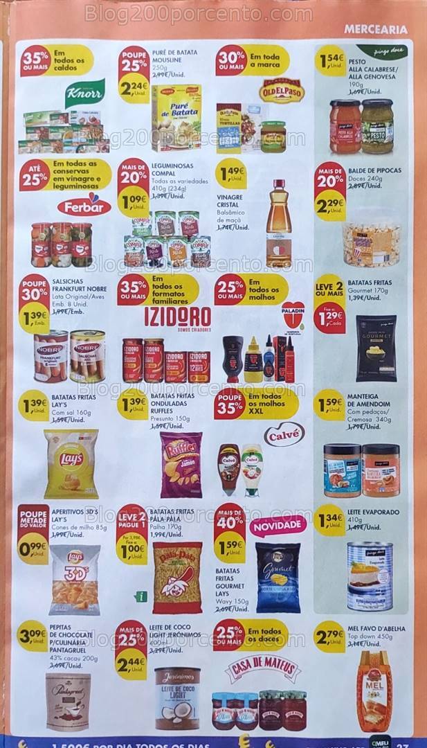 Antevisão Folheto PINGO DOCE Promoções de 15 a 21 outubro