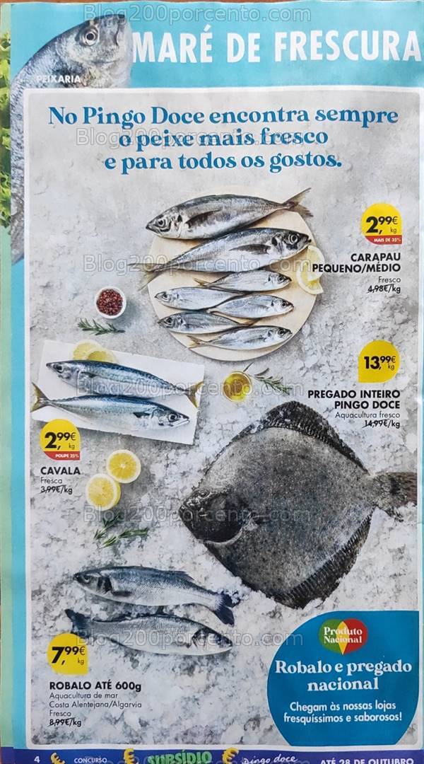 Antevisão Folheto PINGO DOCE Promoções de 15 a 21 outubro