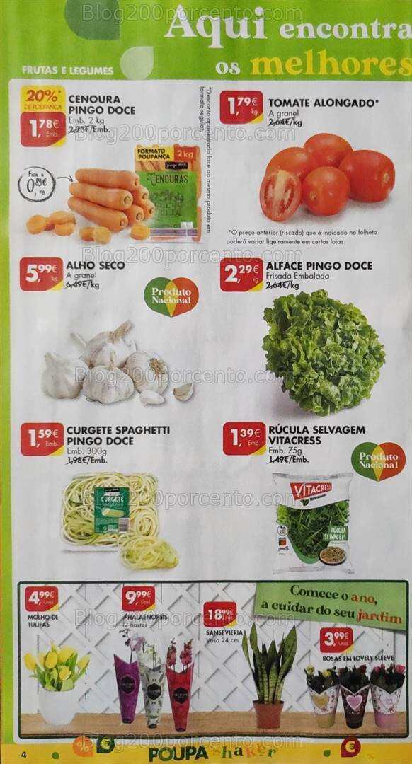 Antevisão Folheto PINGO DOCE Promoções de 16 a 22 janeiro