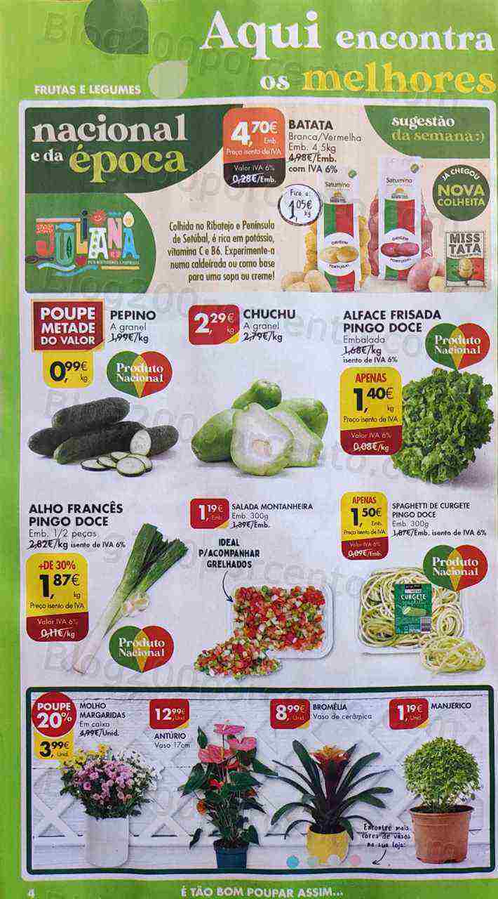 Antevisão Folheto PINGO DOCE Promoções de 16 a 22 maio