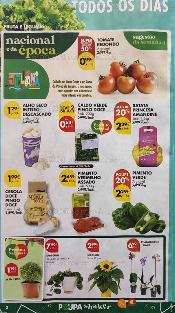 Antevisão Folheto PINGO DOCE Promoções de 18 a 24 junho