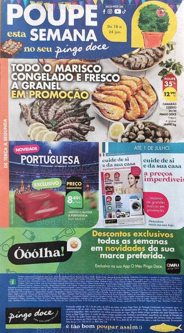 Antevisão Folheto PINGO DOCE Promoções de 18 a 24 junho