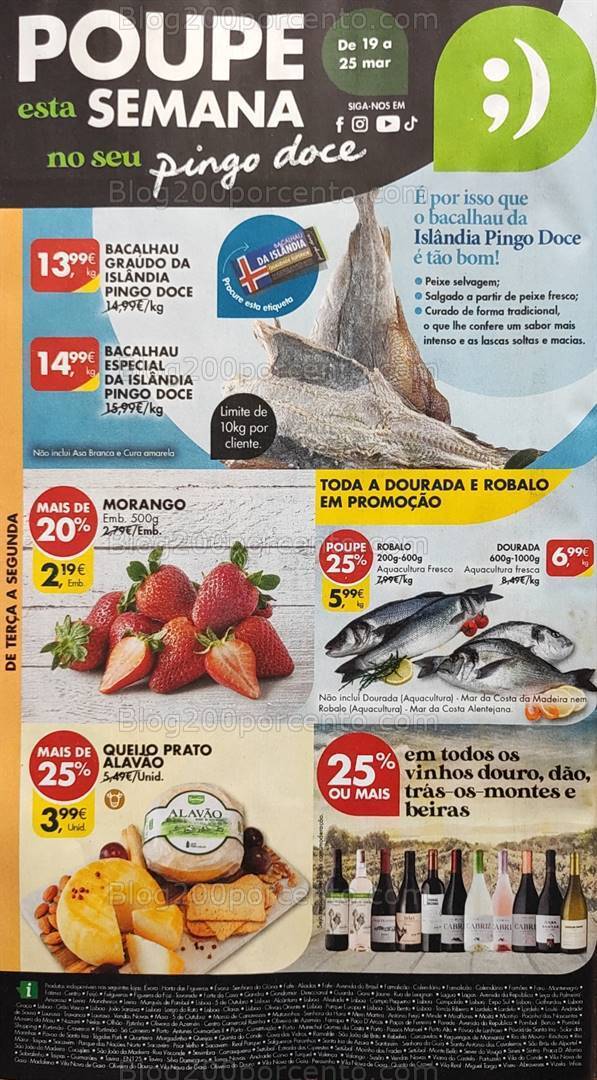 Antevisão Folheto PINGO DOCE Super Promoções de 19 a 25 março