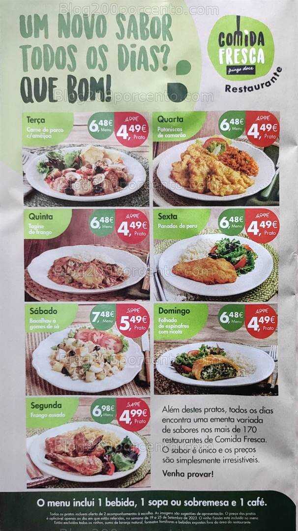 Antevisão Folheto PINGO DOCE Promoções de 21 a 27 setembro