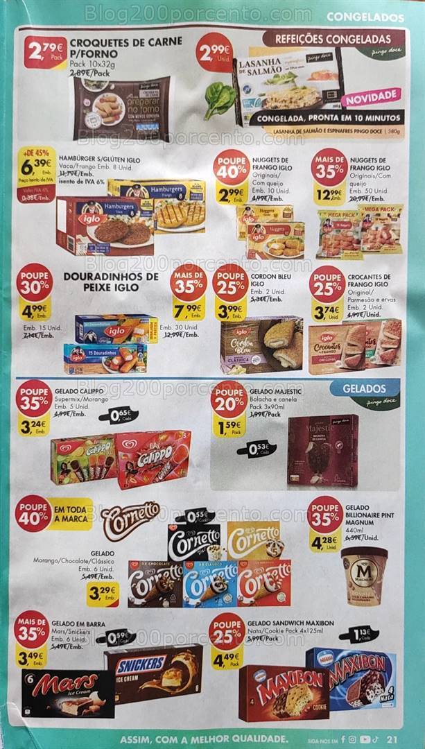 Antevisão Folheto PINGO DOCE Promoções de 21 a 27 setembro