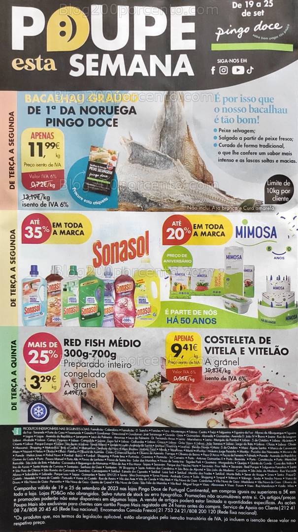 Antevisão Folheto PINGO DOCE Promoções de 21 a 27 setembro