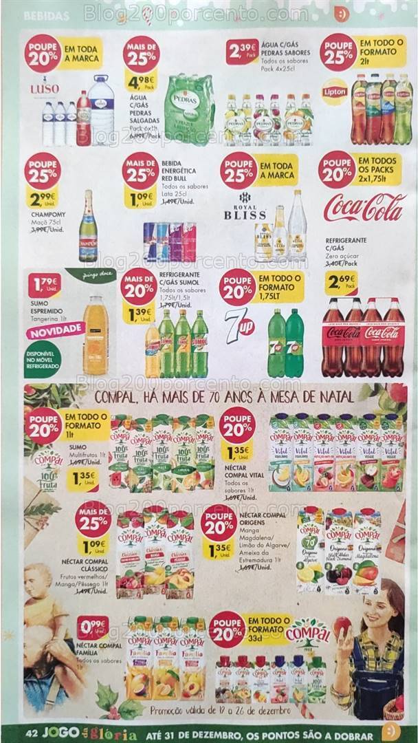 Antevisão Folheto PINGO DOCE Promoções de 19 a 26 dezembro