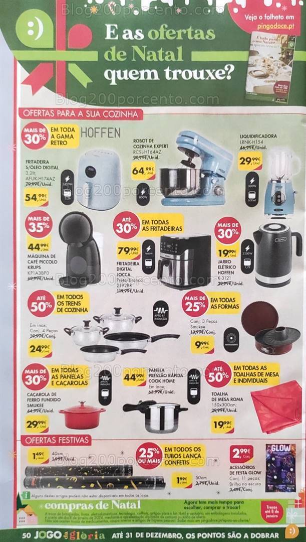 Antevisão Folheto PINGO DOCE Bazar Promoções de 19 a 26 dezembro