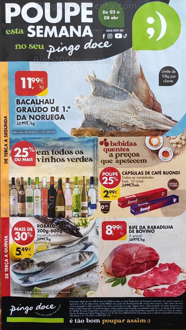 Antevisão Folheto PINGO DOCE Super Promoções de 2 a 8 abril