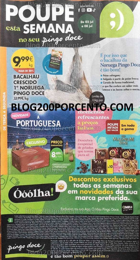 Antevisão Folheto PINGO DOCE Super Promoções de 2 a 8 julho