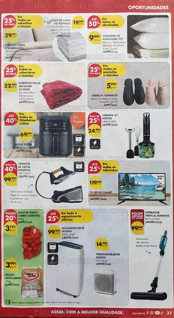 Antevisão Folheto PINGO DOCE Bazar Promoções de 21 a 27 janeiro