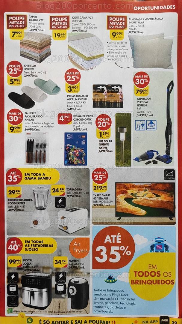 Antevisão Folheto PINGO DOCE Bazar Promoções de 21 a 27 maio