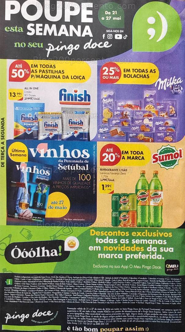 Antevisão Folheto PINGO DOCE Promoções de 21 a 27 maio
