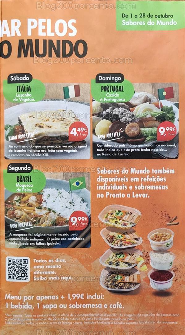 Antevisão Folheto PINGO DOCE Promoções de 22 a 28 outubro