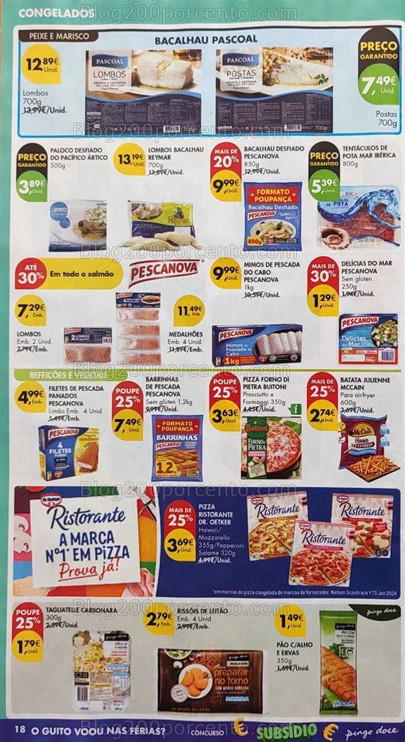 Antevisão Folheto PINGO DOCE Promoções de 22 a 28 outubro