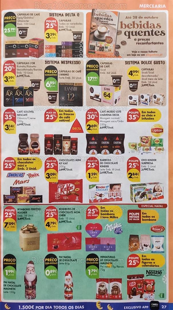 Antevisão Folheto PINGO DOCE Promoções de 22 a 28 outubro