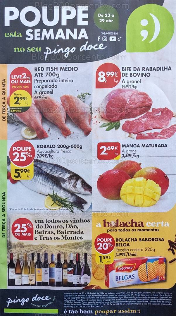 Antevisão Folheto PINGO DOCE Super Promoções de 23 a 29 abril