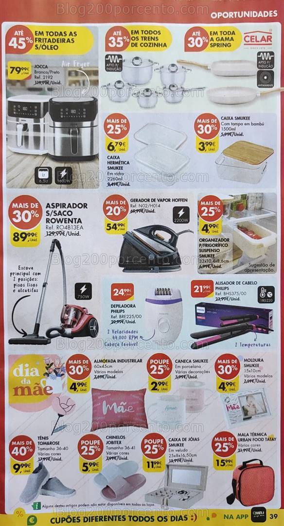 Antevisão Folheto PINGO DOCE Bazar Promoções de 23 a 29 abril