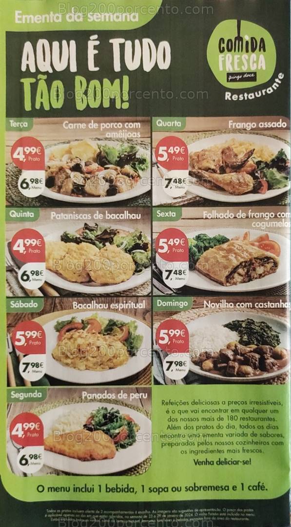 Antevisão Folheto PINGO DOCE Promoções de 23 a 29 janeiro