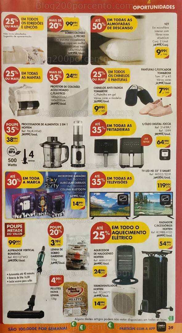 Antevisão Folheto PINGO DOCE Bazar Promoções de 23 a 29 janeiro