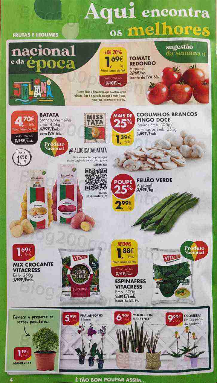 Antevisão Folheto PINGO DOCE Promoções de 23 a 29 maio