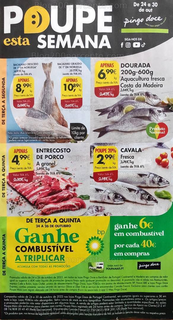Antevisão Folheto PINGO DOCE Promoções de 24 a 30 outubro