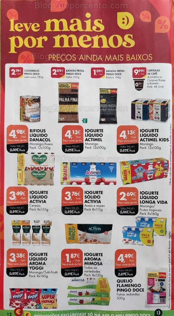 Antevisão Folheto PINGO DOCE Promoções de 24 a 30 outubro