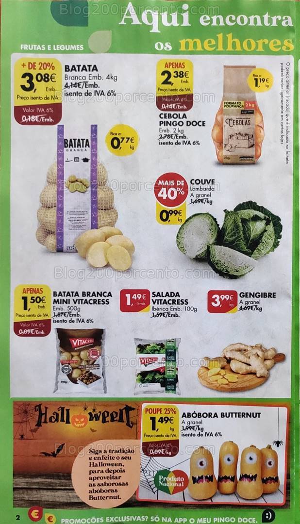 Antevisão Folheto PINGO DOCE Promoções de 24 a 30 outubro