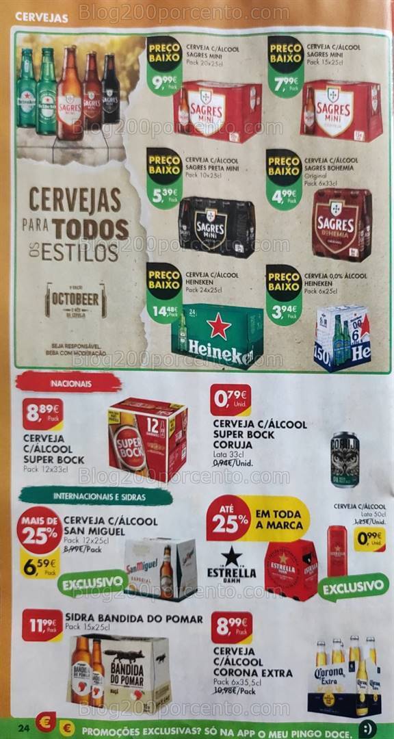 Antevisão Folheto PINGO DOCE Promoções de 24 a 30 outubro