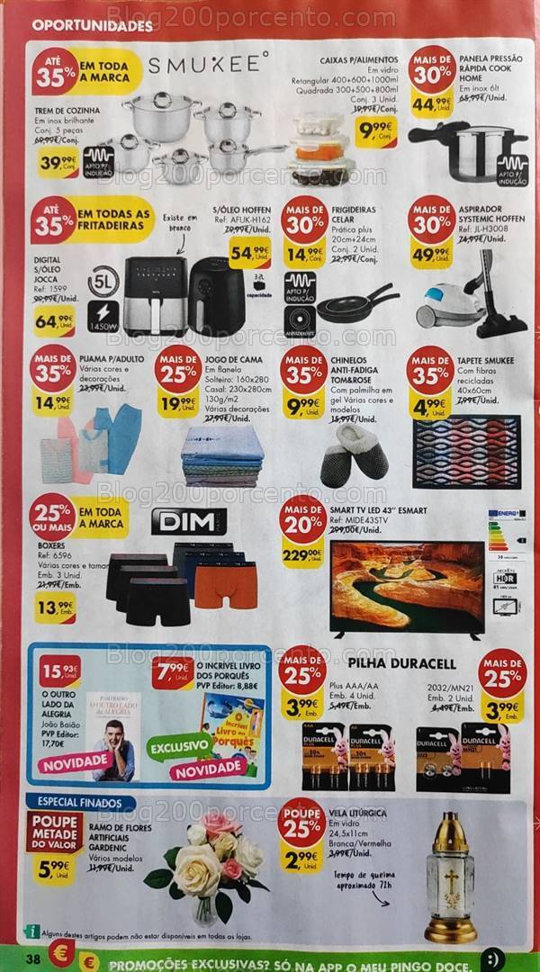 Antevisão Folheto PINGO DOCE Bazar Promoções de 24 a 30 outubro