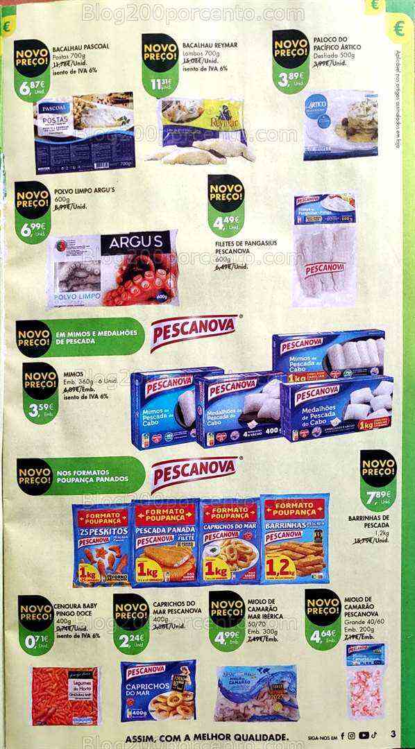 Antevisão Folheto PINGO DOCE Baixa de Preços Promoções de 25 a 31 julho