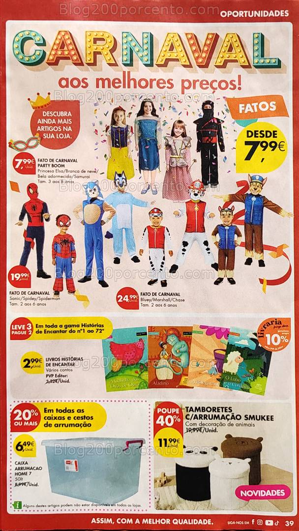 Antevisão Folheto PINGO DOCE Carnaval Promoções de 25 fevereiro a 3 março