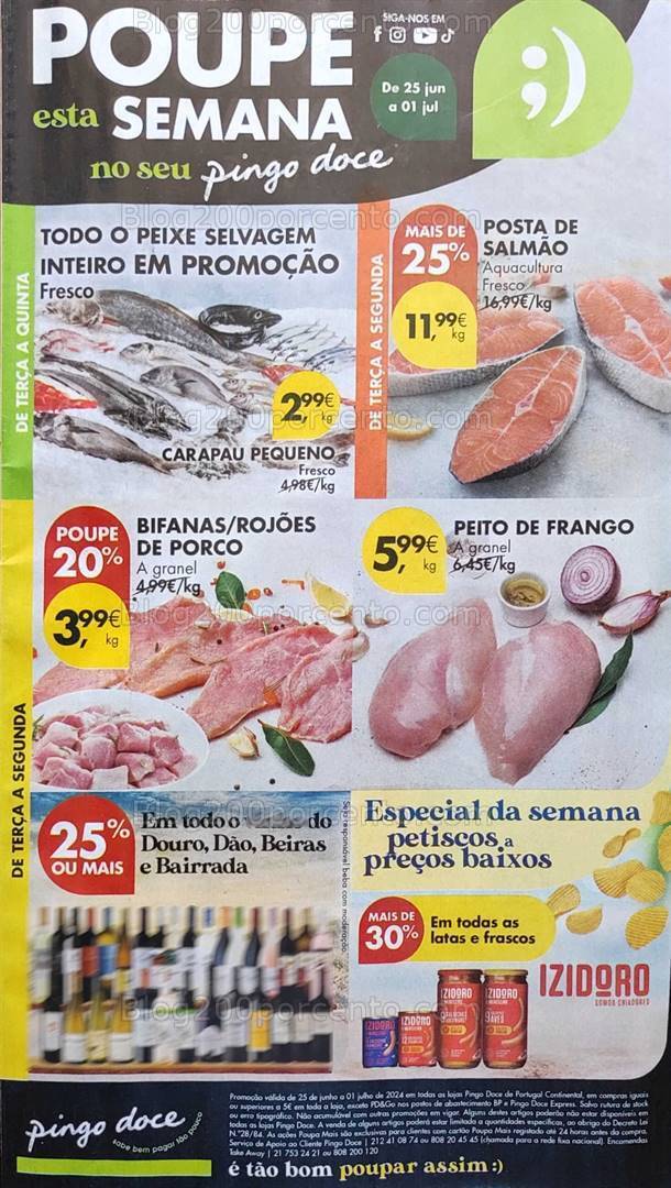 Antevisão Folheto PINGO DOCE Promoções de 25 junho a 1 julho
