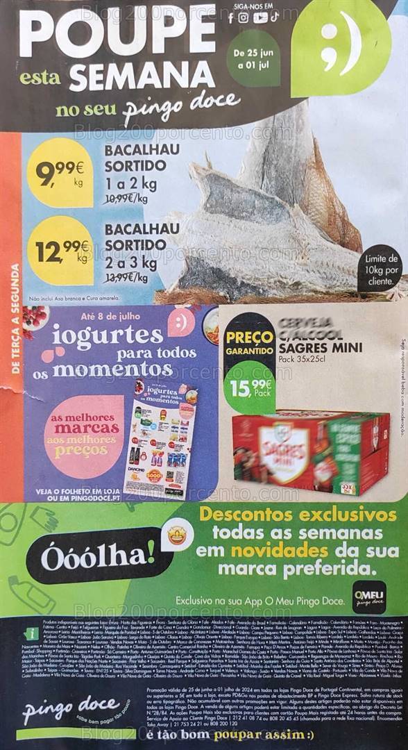 Antevisão Folheto PINGO DOCE Promoções de 25 junho a 1 julho