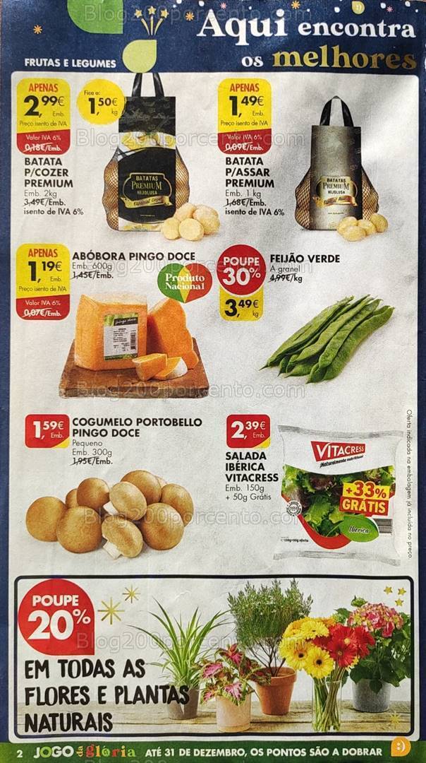 Antevisão Folheto PINGO DOCE Promoções de 27 dezembro a 4 janeiro