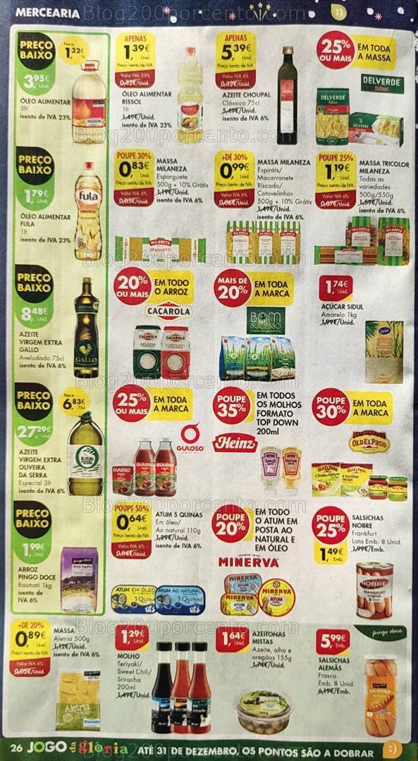 Antevisão Folheto PINGO DOCE Promoções de 27 dezembro a 4 janeiro