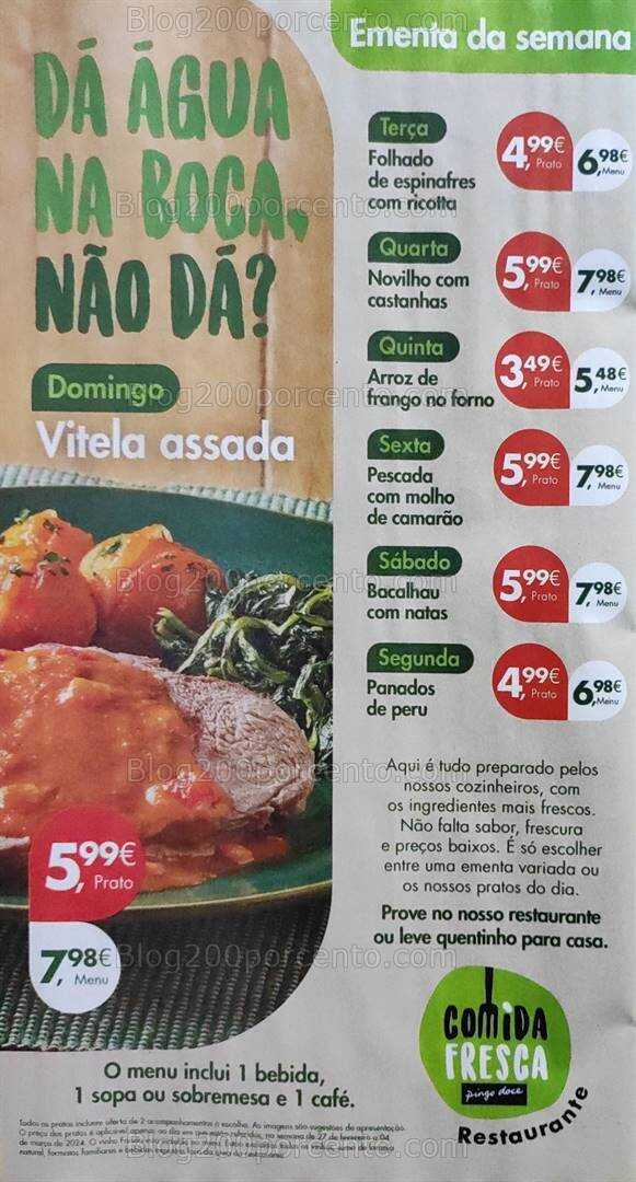 Antevisão Folheto PINGO DOCE Promoções de 27 fevereiro a 4 março