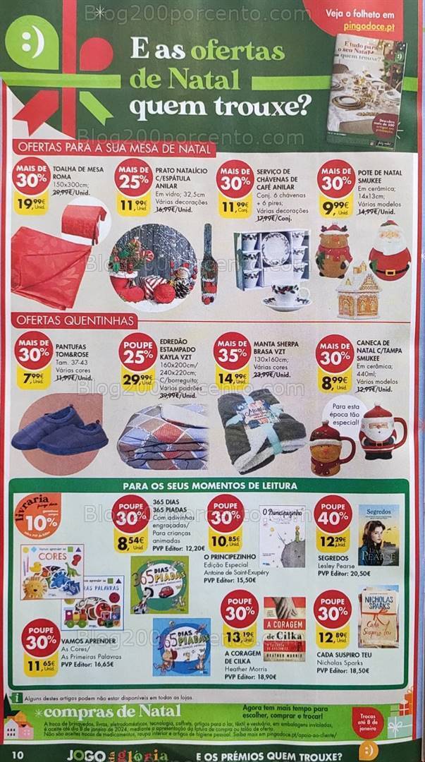 Antevisão Folheto PINGO DOCE Bazar Promoções de 28 novembro a 4 dezembro