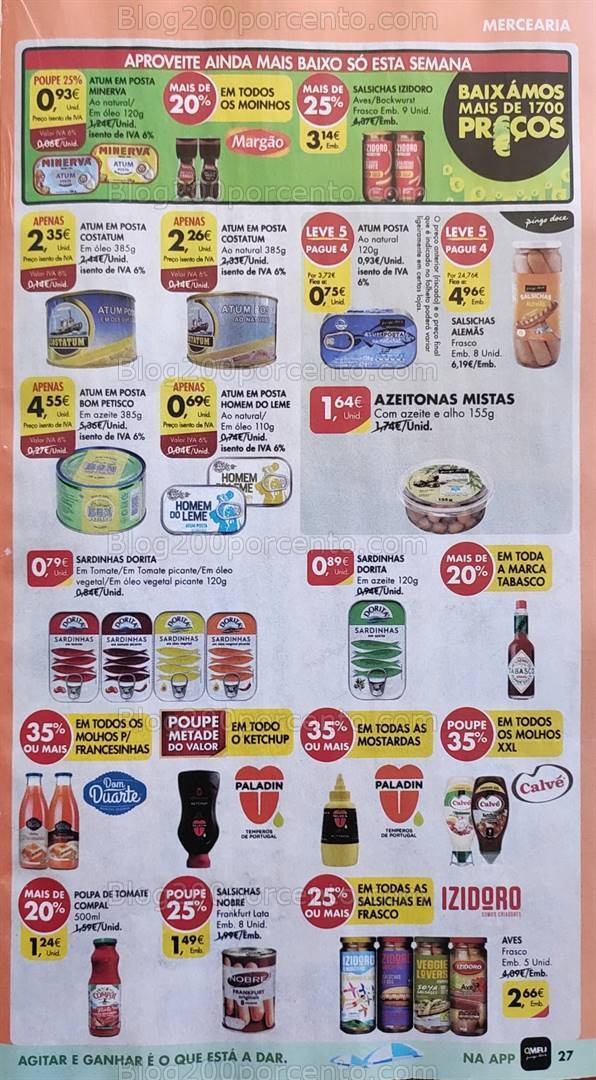 Antevisão Folheto PINGO DOCE Promoções de 29 agosto a 4 setembro