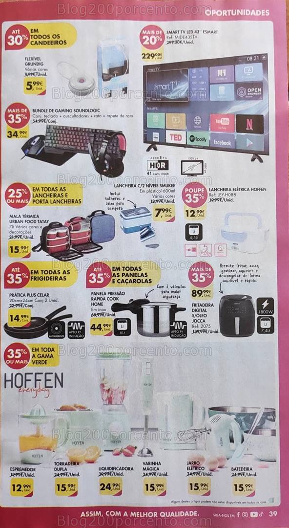 Antevisão Folheto PINGO DOCE Bazar Promoções de 29 agosto a 4 setembro