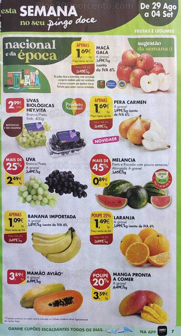 Antevisão Folheto PINGO DOCE Promoções de 29 agosto a 4 setembro