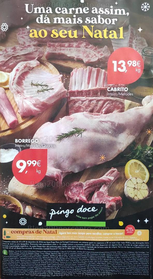 Antevisão Folheto PINGO DOCE Natal Promoções de 3 a 9 dezembro