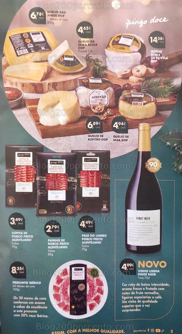 Antevisão Folheto PINGO DOCE Natal Promoções de 3 a 9 dezembro