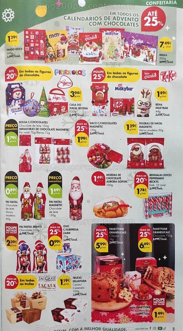 Antevisão Folheto PINGO DOCE Natal Promoções de 3 a 9 dezembro