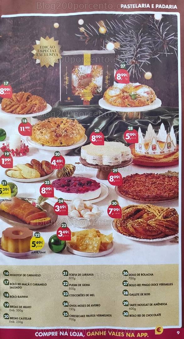 Antevisão Folheto PINGO DOCE Natal Promoções de 3 a 9 dezembro